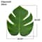 Artificial Monstera Palm Leaves Set Gold Green Silk Tropical Foliage 16