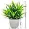 Modern Mini Artificial Potted Flower Desktop Bonsai False Plant Ornament 9