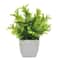 Modern Mini Artificial Potted Flower Desktop Bonsai False Plant Ornament 1