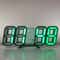 Modern 3D LED Digital Alarm Clock Smart Wall Desktop TimeDateTemp Display 11
