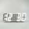 Modern 3D LED Digital Alarm Clock Smart Wall Desktop TimeDateTemp Display 7