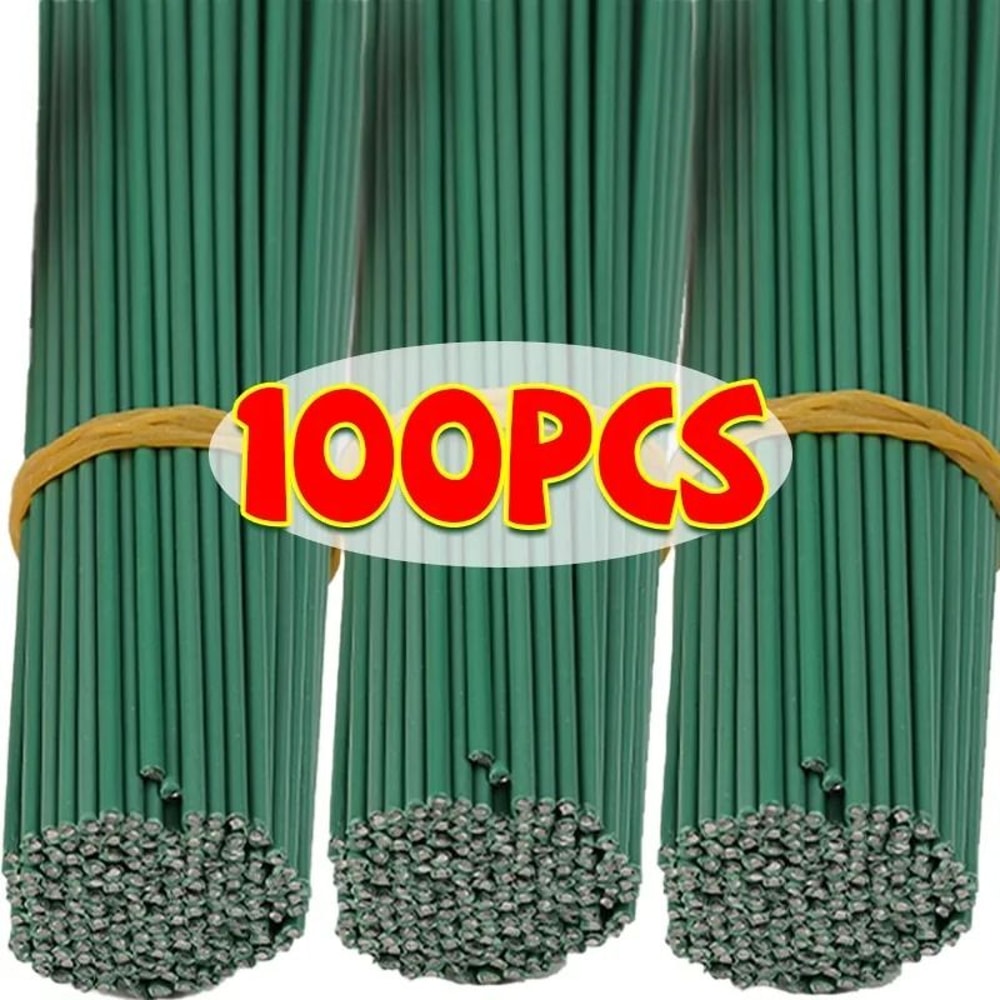 Artificial Flower Stems Bendable Iron Wire Rods For DIY Floral Design 0