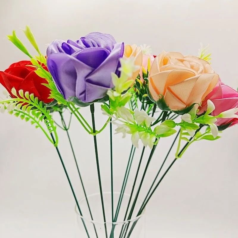Artificial Flower Stems Bendable Iron Wire Rods For DIY Floral Design 2