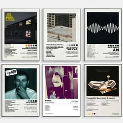 arctic monkeys album cover poster | high-definition music wall art canvas