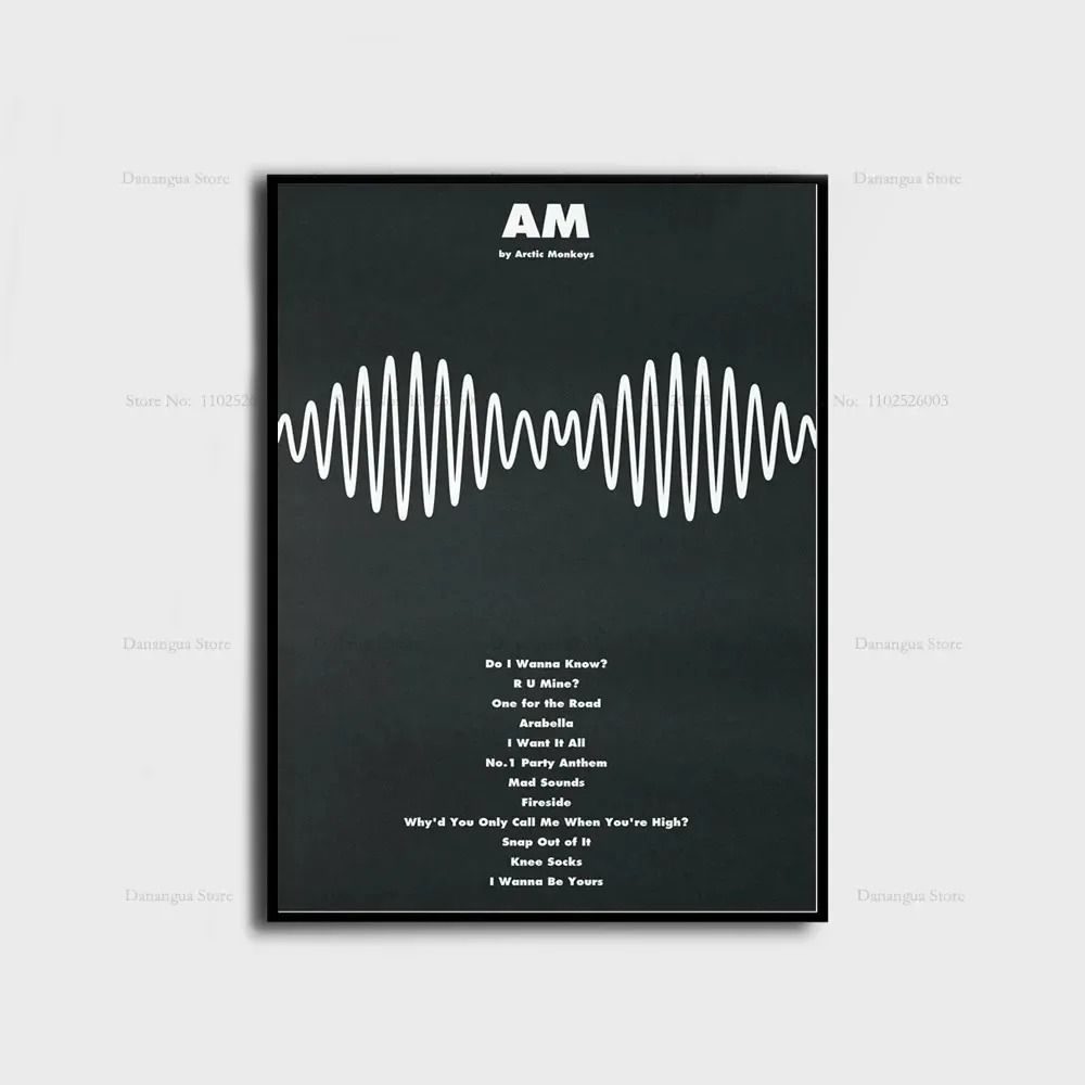 Arctic Monkeys Album Cover Poster HighDefinition Music Wall Art Canvas 17