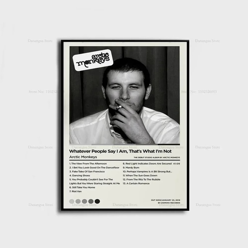 Arctic Monkeys Album Cover Poster HighDefinition Music Wall Art Canvas 20