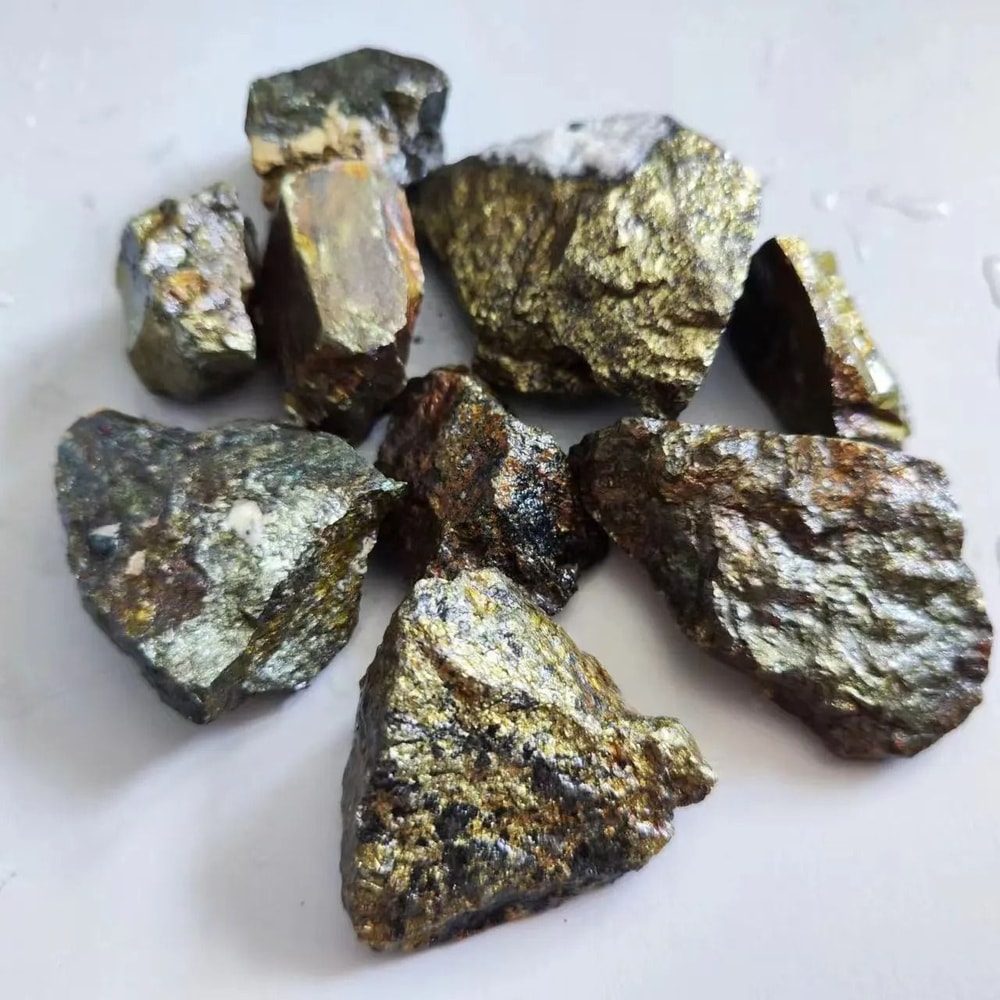 Natural Chalcopyrite Ore Specimen Raw Copper Gold Silver Bearing Mineral 4