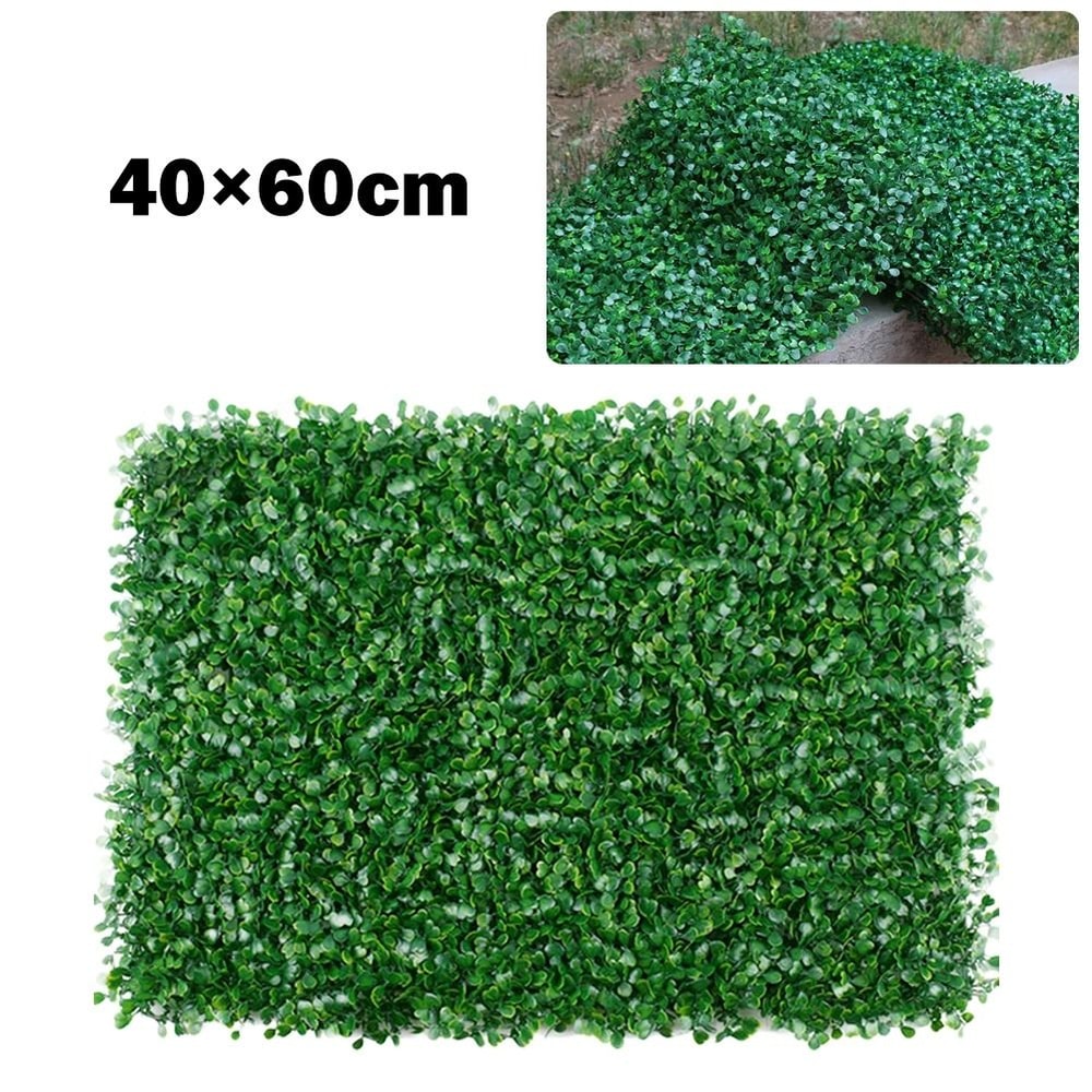 Premium Artificial Plant Wall Panel 40x60cm Foliage Hedge Simulated Lawn 5