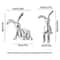 LongEared Rabbit Double Statue 2PC Cartoon Decoration Accessories 4