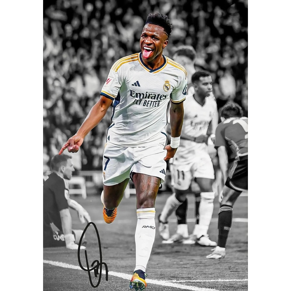 Famous Soccer Player Sports Poster Football Athlete Highlight Moment Canvas Art 9