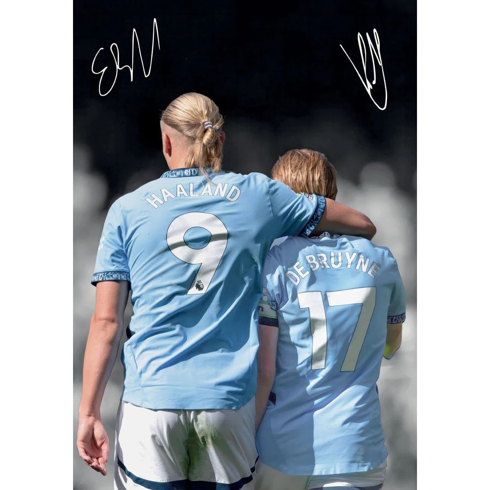 Famous Soccer Player Sports Poster Football Athlete Highlight Moment Canvas Art 15