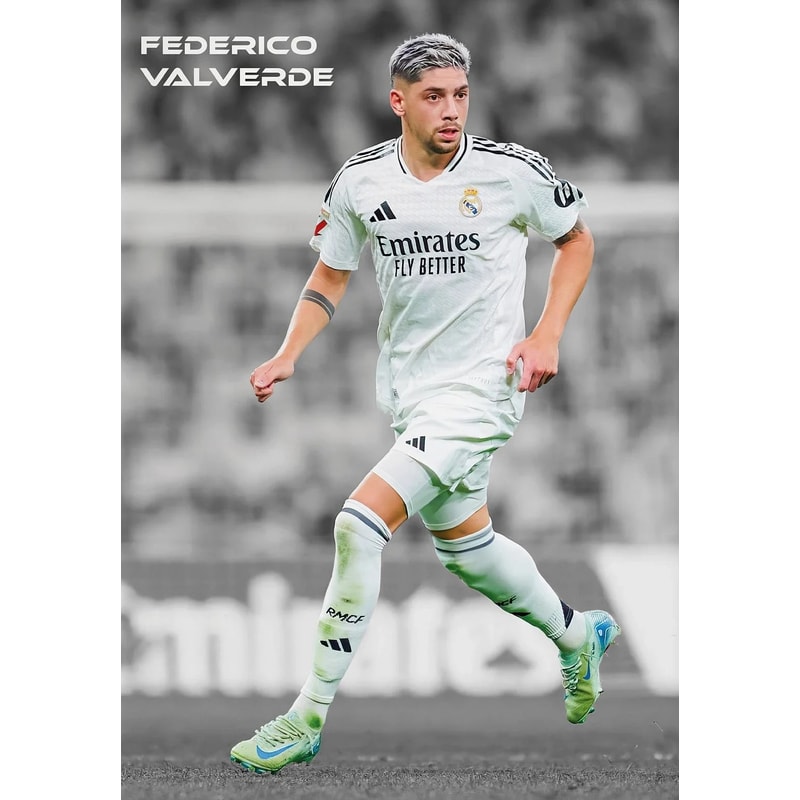 Famous Soccer Player Sports Poster Football Athlete Highlight Moment Canvas Art 17