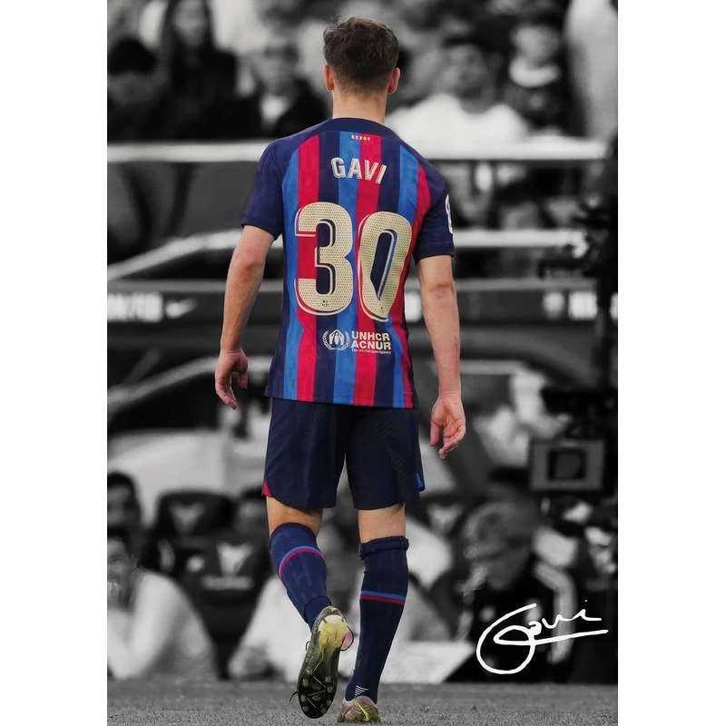 Famous Soccer Player Sports Poster Football Athlete Highlight Moment Canvas Art 18