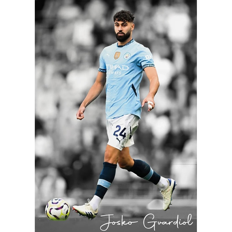 Famous Soccer Player Sports Poster Football Athlete Highlight Moment Canvas Art 20