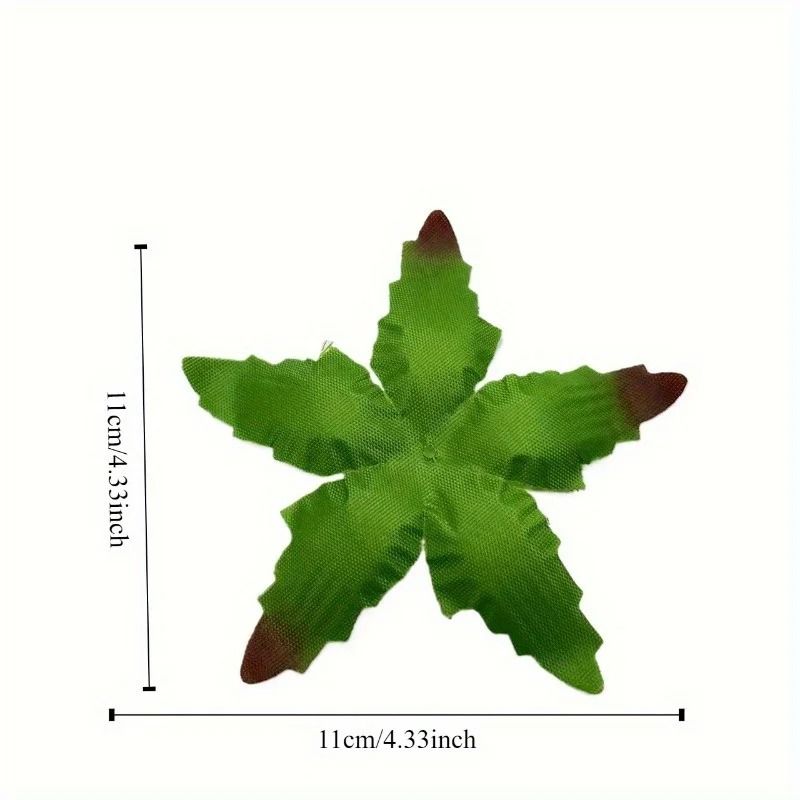 Realistic Simulation Rose Leaf Separators 50100pcs DIY Rose Bouquet Accessories 2