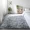 Shaggy Gray Area Rug UltraSoft Long Pile Bedroom Living Room Carpet 10