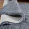 Shaggy Gray Area Rug UltraSoft Long Pile Bedroom Living Room Carpet 5