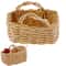 Mini 112 Cute Dollhouse Rattan Basket Handwoven Miniature Vegetable Food Frame 1