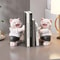 Cream Style Bear Bookend Figurine Cute Nordic Sculpture For Living Room Bookcase 9