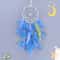 Cream Flower Dream Catcher Handmade Feather Wind Chimes Pastel Wall Pendant 4