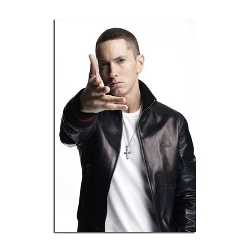 Eminem Super Rapper Legend Poster Slim Shady Rap Icon Canvas Painting For Home Decor 21