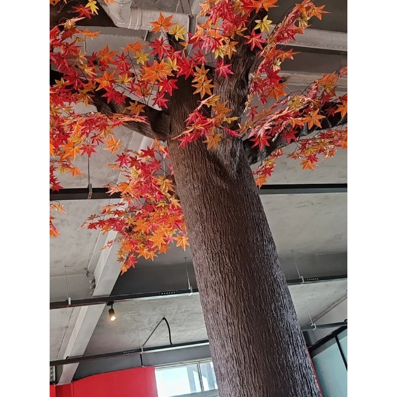 Realistic Simulated Tree Bark Silicone Artificial Bark For Landscaping Column Decor 4