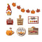 Fall Harvest Wooden Tiered Tray Decor Set Farmhouse Pumpkin Spice Maple Leaf Accents 4