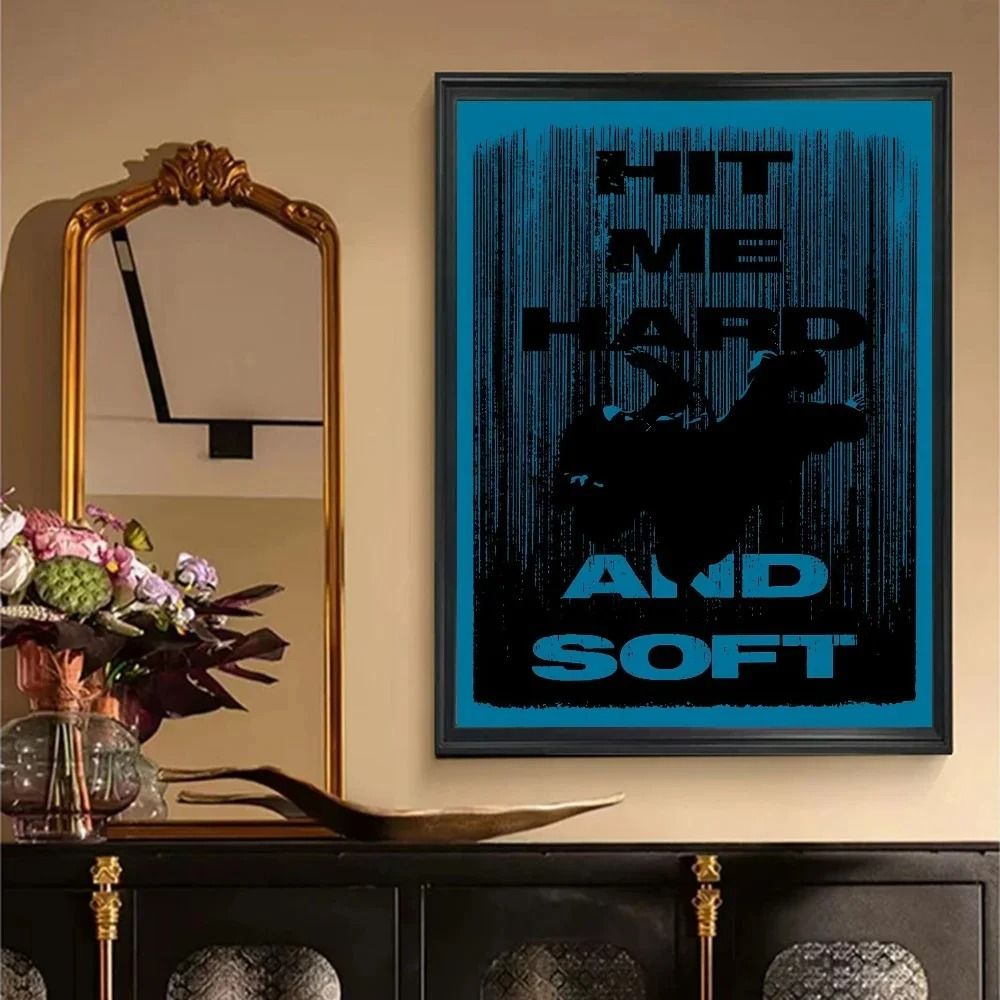 Billie Hit Me Hard And Soft Vintage Poster Retro Kraft Paper Wall Art For Room Decor 7