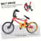 1 12 Scale Miniature Bicycle Model Metal Alloy DieCast Collectible For Fairy Gardens 2