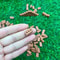 100 PCS Miniature Red Clay Bricks 1 12 Scale Architectural Building Blocks For Dioramas 2