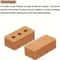 100 PCS Miniature Red Clay Bricks 1 12 Scale Architectural Building Blocks For Dioramas 5