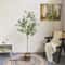 Premium Artificial Olive Tree Branch Modern Minimalist Mediterranean Fake Plant 4