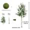 Premium Artificial Olive Tree Branch Modern Minimalist Mediterranean Fake Plant 6
