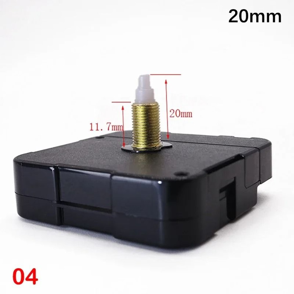 Silent Quartz Clock Mechanism Long Shaft DIY Wall Watch Machine Repair Kit 6