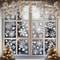 2026 Winter Wonderland Snowflake Window Decals White Christmas Wall Sticker Set 0