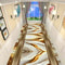 Golden Abstract Marble Corridor Carpet Luxury NonSlip Hotel Passageway Runner 1