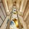 Golden Abstract Marble Corridor Carpet Luxury NonSlip Hotel Passageway Runner 6