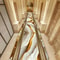 Golden Abstract Marble Corridor Carpet Luxury NonSlip Hotel Passageway Runner 11