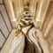Golden Abstract Marble Corridor Carpet Luxury NonSlip Hotel Passageway Runner 13