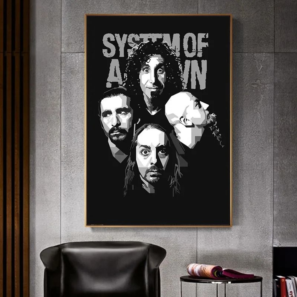 System Of A Down Heavy Metal Canvas Poster AltRock Music Album Wall Art 2