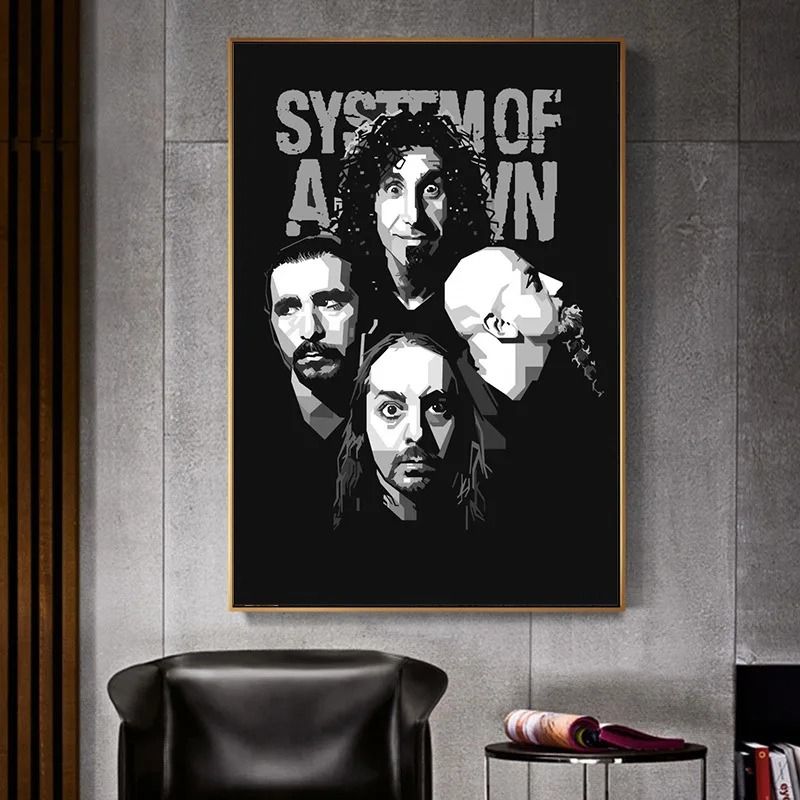 System Of A Down Heavy Metal Canvas Poster AltRock Music Album Wall Art 2