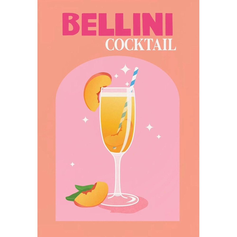 Trendy Colorful Cocktail Posters Modern Whiskey Bar Cart Canvas Prints 10