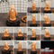 Mini Little Monk Statue Cute Resin Buddha Figurine For Home Desktop 1