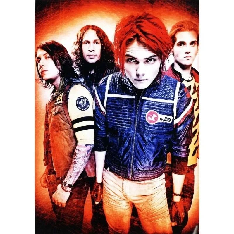 My Chemical Romance MCR Canvas Poster EmoRock Music Band Wall Art 6