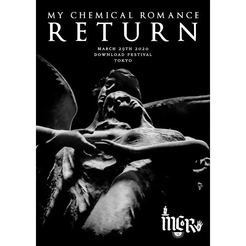 My Chemical Romance MCR Canvas Poster EmoRock Music Band Wall Art 16