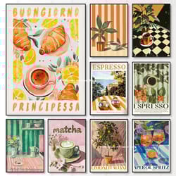 buongiorno espresso canvas print | chic kitchen & coffee bar wall art