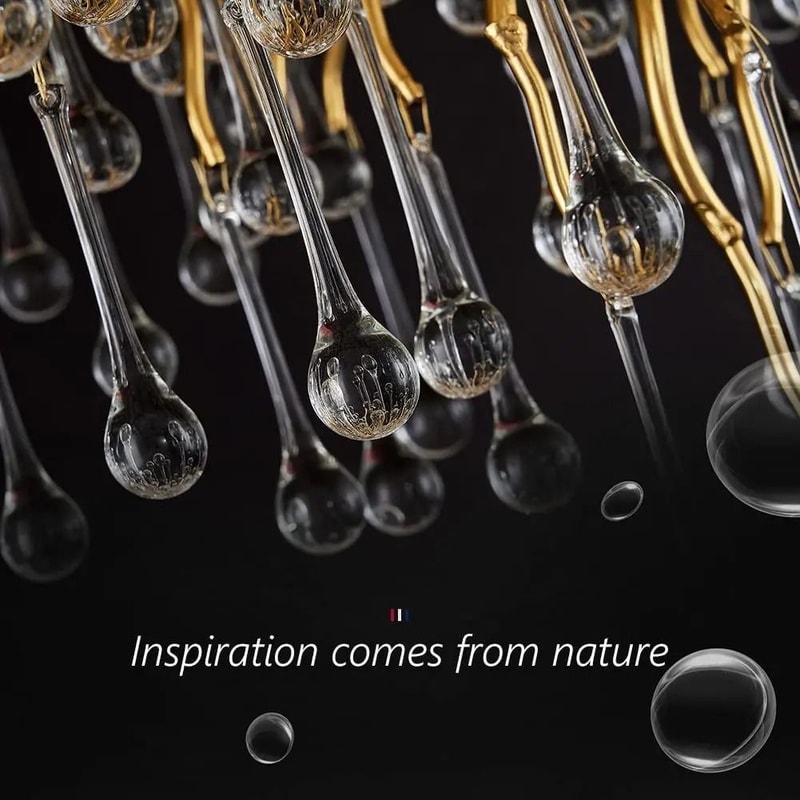 Nordic Luxury Gold K9 Crystal Chandelier Modern LED Chandelier Fixture 3