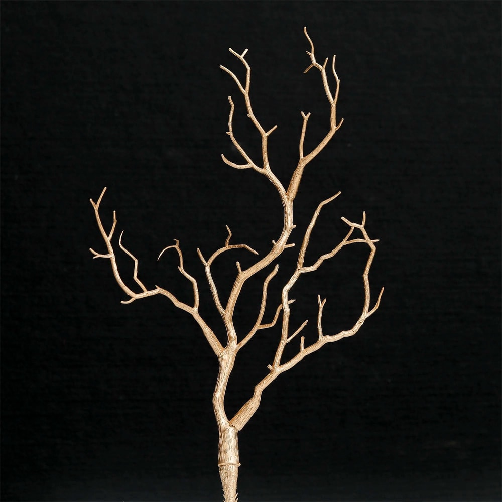 Artificial Gold Manzanita Branches Festive AntlerShape Decorative Stems 10