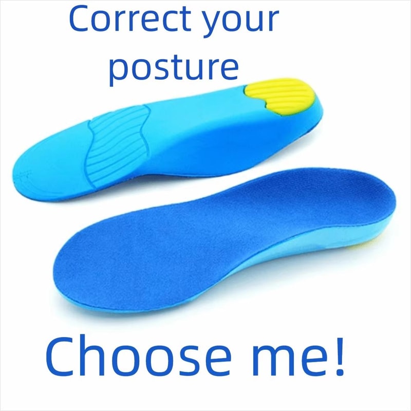 Kids Orthotic Insoles For Flat Feet And Arch Support With Comfortable Sports Cushioning 0