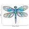 Acrylic Dragonfly Window Suncatcher Colorful StainedGlass Effect Hanging Pendant 6